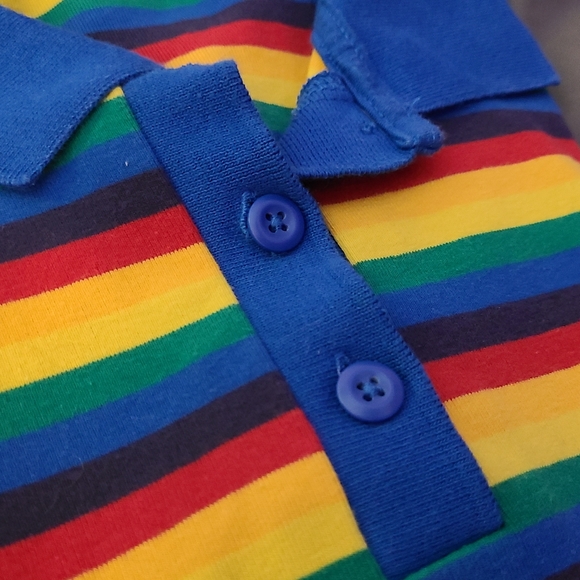 Retro Vibes Colourful Cropped Polo - A.Lab - Picture 3 of 5